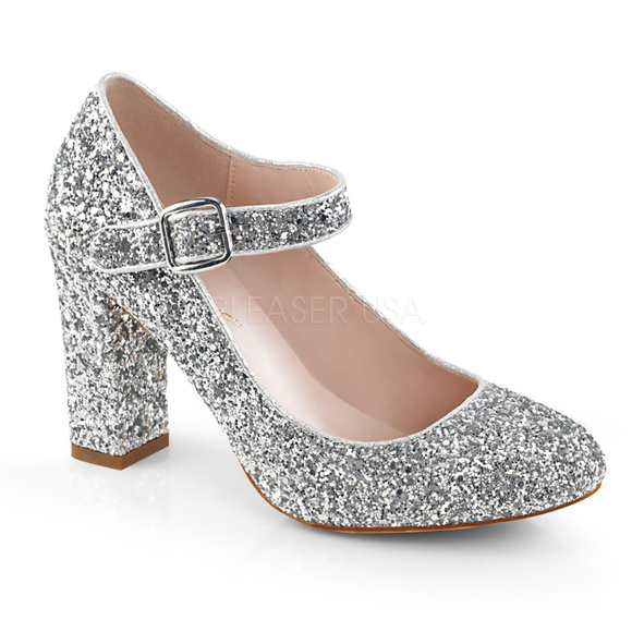 Shoes - ❤️ Glitter Pin Up High Heel Shoes